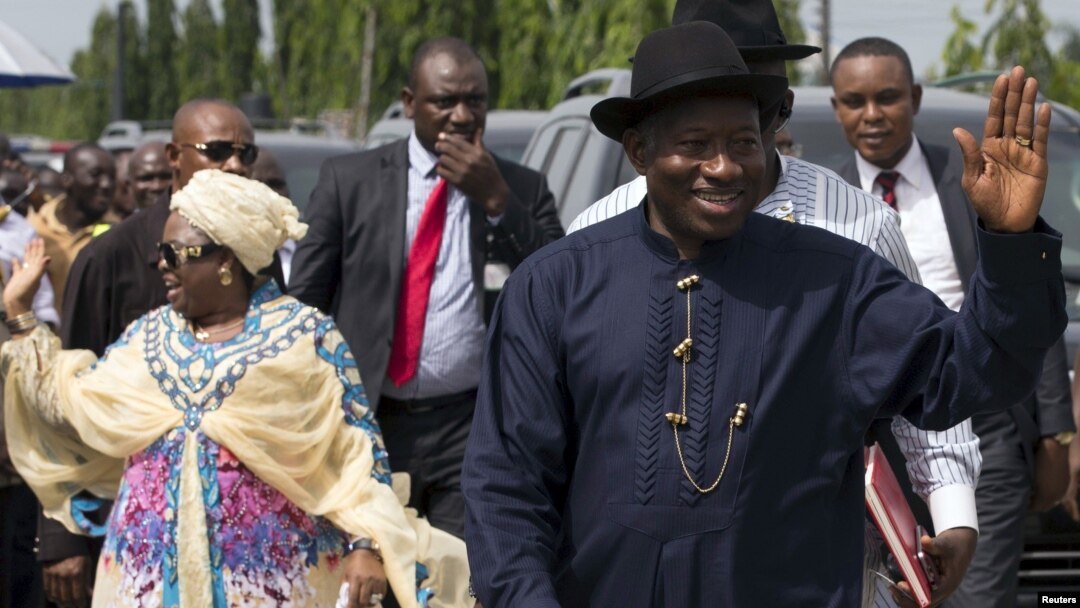 Tsohon shugaban Najeriya Goodluck Jonathan da matarsa