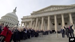 Momento del juramento del nuevo Congreso de Estados Unidos que inicia la legislación 113.