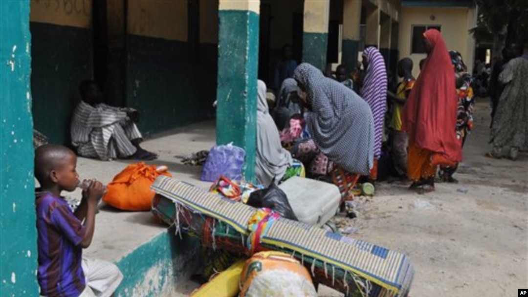 Waasu 'yan gudun hijira a Borno