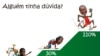 Cartoon fazendo sátira sobre a liderança na contagem dos votos referentes às Eleições Gerais de 15 de Outubro em Moçambique. Cartoon enviado por um ouvinte através do WhatsApp