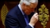 Michel Barnier, primeiro-ministro francês no Parlamento, Paris, 4 dezembro 2024