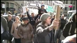 В Нью-Йорке проходят массовые протесты против избрания Трампа президентом США