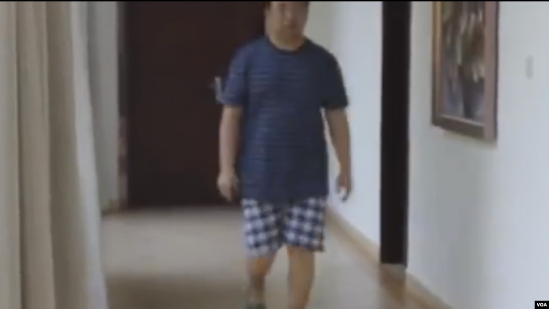 在押維權律師江天勇“被散步”