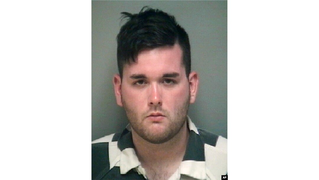 FILE - This undated file photo provided by the Albemarle-Charlottesville Regional Jail shows James Alex Fields.