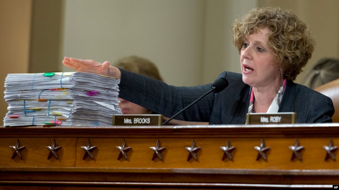 Los email de Hillary Clinton han sido estrictamente revisados por los congresistas republicanos, entre ellos Susan Brooks, representante de Indiana.