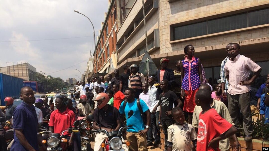 Wafuasi wa upinzani katika mji mkuu Kampala