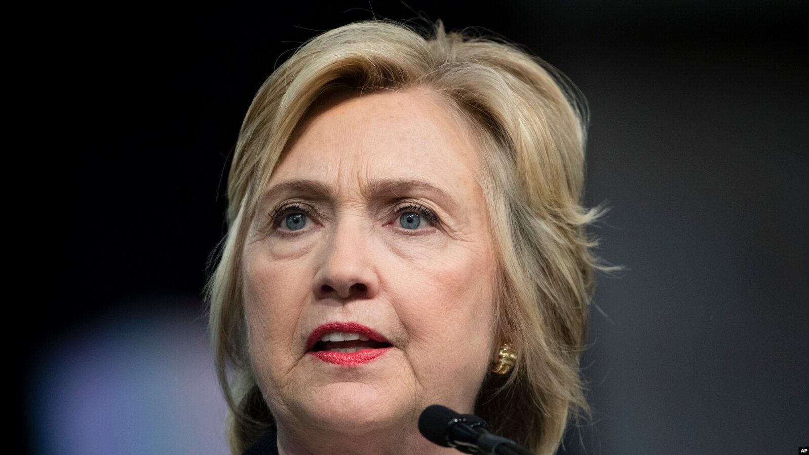 Democratic presidential candidate Hillary Clinton speaks at the African Methodist Episcopal church national convention in Philadelphia, July 8, 2016.