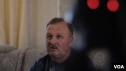 Valeriy Butin, Maria Butina's father, Barnaul, Russia, January 11, 2019 (R. Marquina-Montanana/VOA).