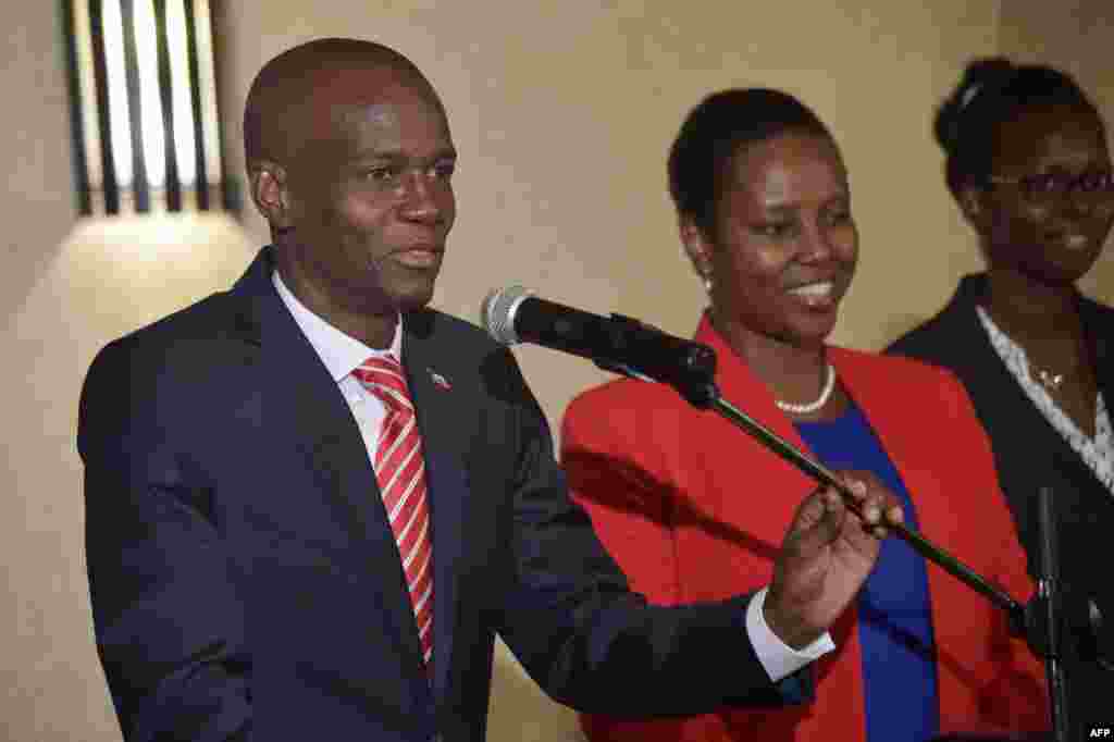 Bikin Rantsar da Sabon Shugaban Kasar Haiti Jovenel Moïse, Fabrairu 07, 2017.