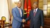 Adalberto Costa Júnior, presidente da UNITA e João Lourenço, Presidente da República, na Presidência da República, Luanda, 6 Outubro 2022