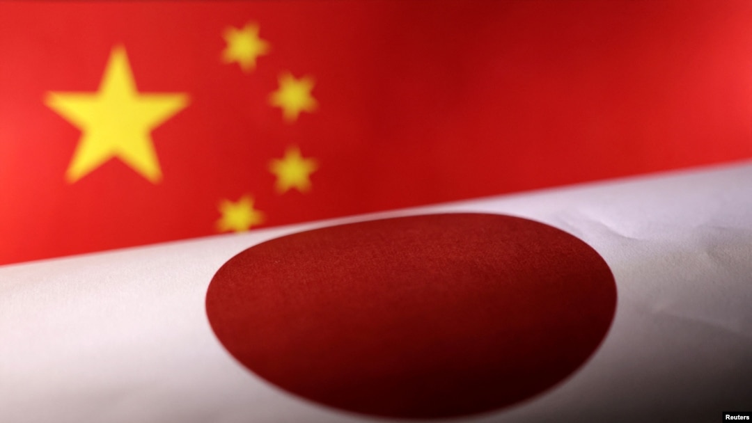 中國與日本國旗圖示