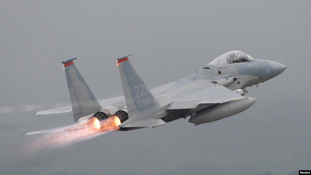 미 공군의 F-15 전투기. (자료사진)