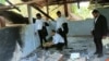 A team of fact-finding group lawyers from Delhi, who are members of the umbrella organization of Lawyers for Democracy, visiting a mosque in Panisagar, Tripura, Oct. 31, 2021. The mosque had been burnt by suspected Hindu activists in the third week of October.