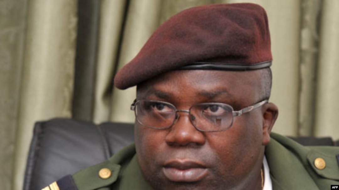 Tenente-Coronel Dahba Na Walna, porta-voz do Comando Militar da Guiné-Bissau