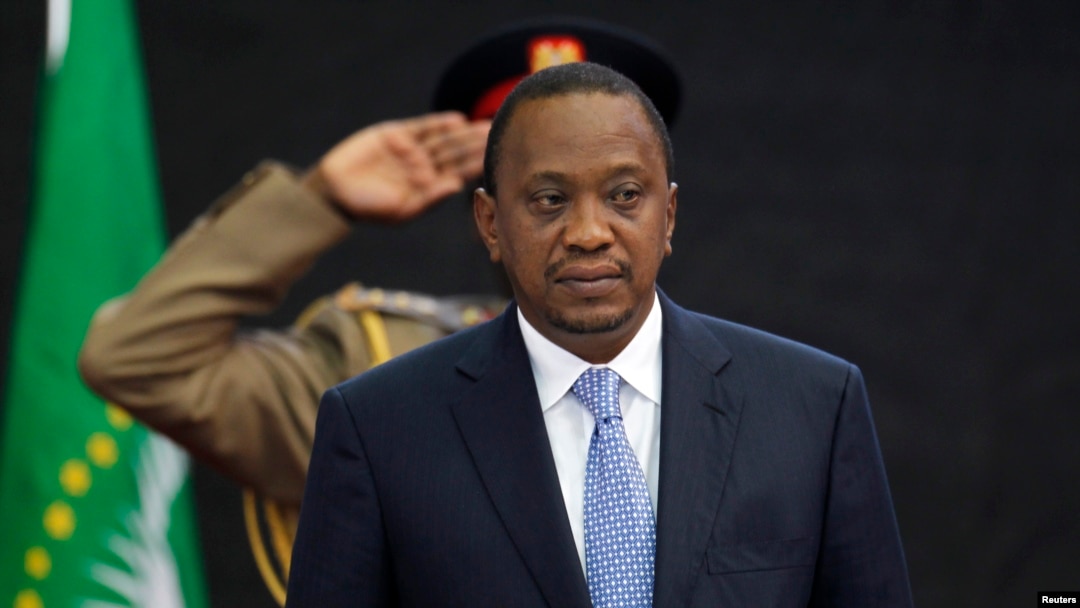 FILE - Kenya's president, Uhuru Kenyatta, is seen in a Sept. 2, 2014, photo.