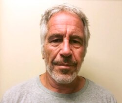 FILE - Jeffrey Epstein is seen in this March 28, 2017, photo provided by the New York State Sex Offender Registry.