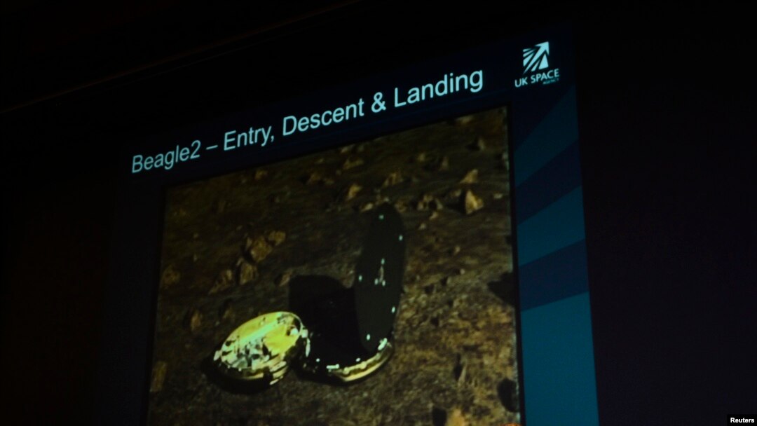 David Parker, chief executive of the UK Space Agency, attends a news conference on the Beagle 2 mission in London, Jan. 16, 2015.
