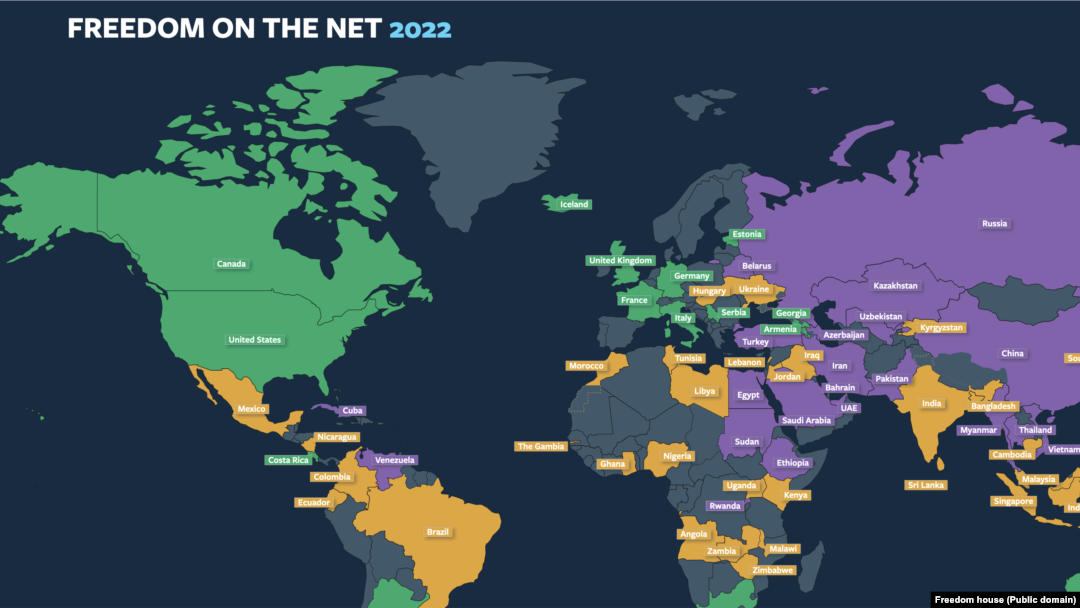 USA, Washington, Freedom of the net 2022 Freedom house report (Foto: www.freedomhouse.org)