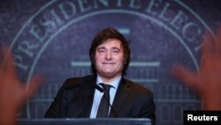 Javier Milei, presidente electo de Argentina. 