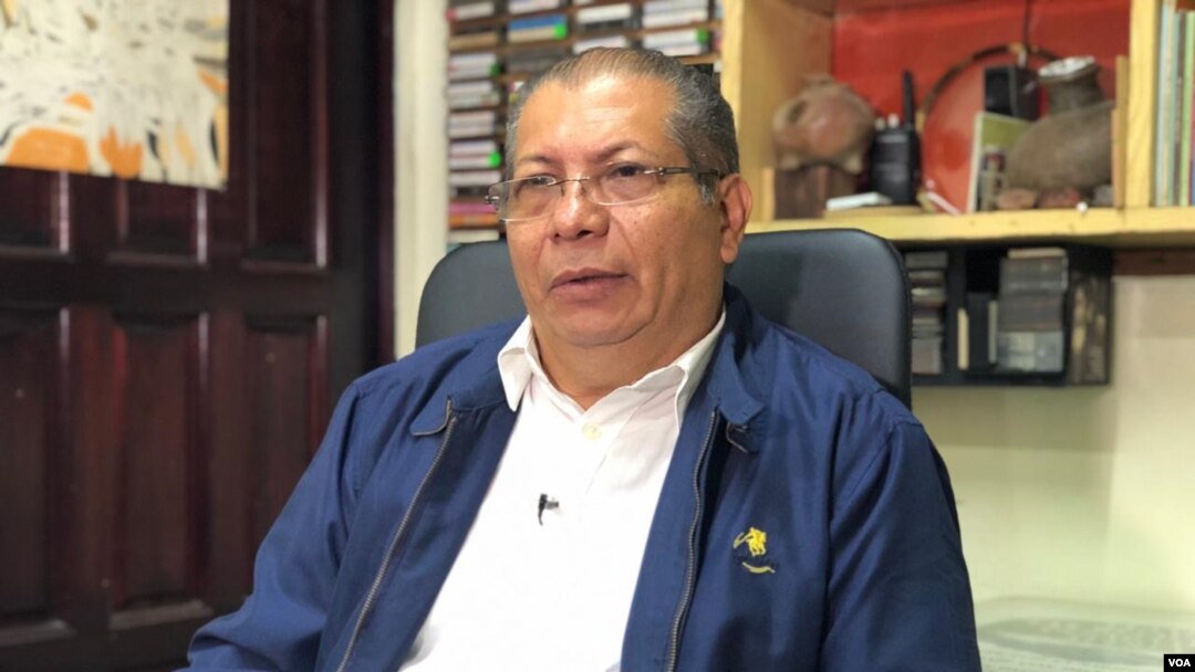 Miguel Ángel Casco, presidente de la Coordinadora Evangélica de Nicaragua, aliada del gobierno del presidente Daniel Ortega. Foto: Donaldo Hernández