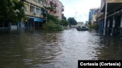 Cidade de Lobito inundada pelas chuvas, Benguela