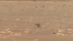 NASA’s Ingenuity helicopter Begins a Slow Spin Test of its Blades, April 8, 2021 (Credit: NASA)