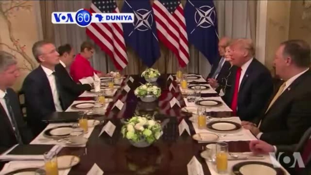 VOA60 Duniya: A Taron Koli Na Kungiyar NATO A Brussels, Shugaba Donald Trump Ya Soki Kasar Jamus