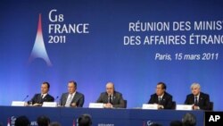 Líbia: Países do G8 não chegam ao acordo sobre a exclusão aérea e de intervenção militar