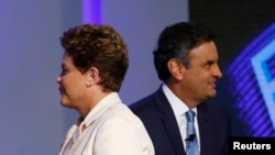 Dilma Roussef e Aécio Neves