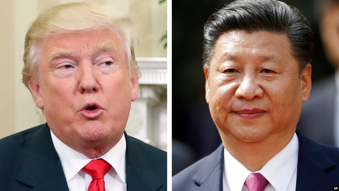 美國總統川普星期四晚間（中國時間星期五上午）同中國國家主席習近平進行了長時間的電話交談。