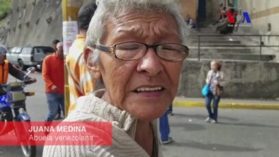 Protesta por escasez de alimentos en Venezuela