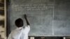 Congolese boy at school in Kitschoro