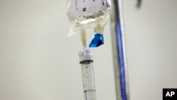 Chemotherapy drugs are administered to a patient at North Carolina Cancer Hospital in Chapel Hill, N.C., on Thursday, May 25, 2017.