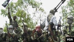 Miembros de la milicia terrorista somalí al-Shabab, al que varias fuentes de inteligencia han relacionado con Al Qaeda.