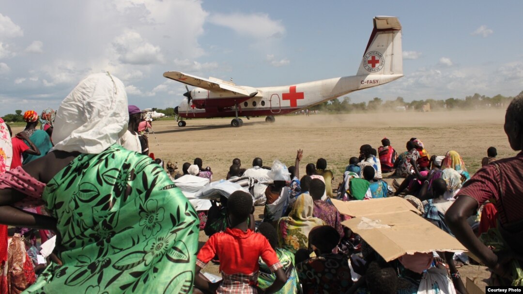 International Committee of the Red Cross, ICRC, has conducted medical evacuations of people wounded in South Sudan's conflict. (Credit: ICRC)