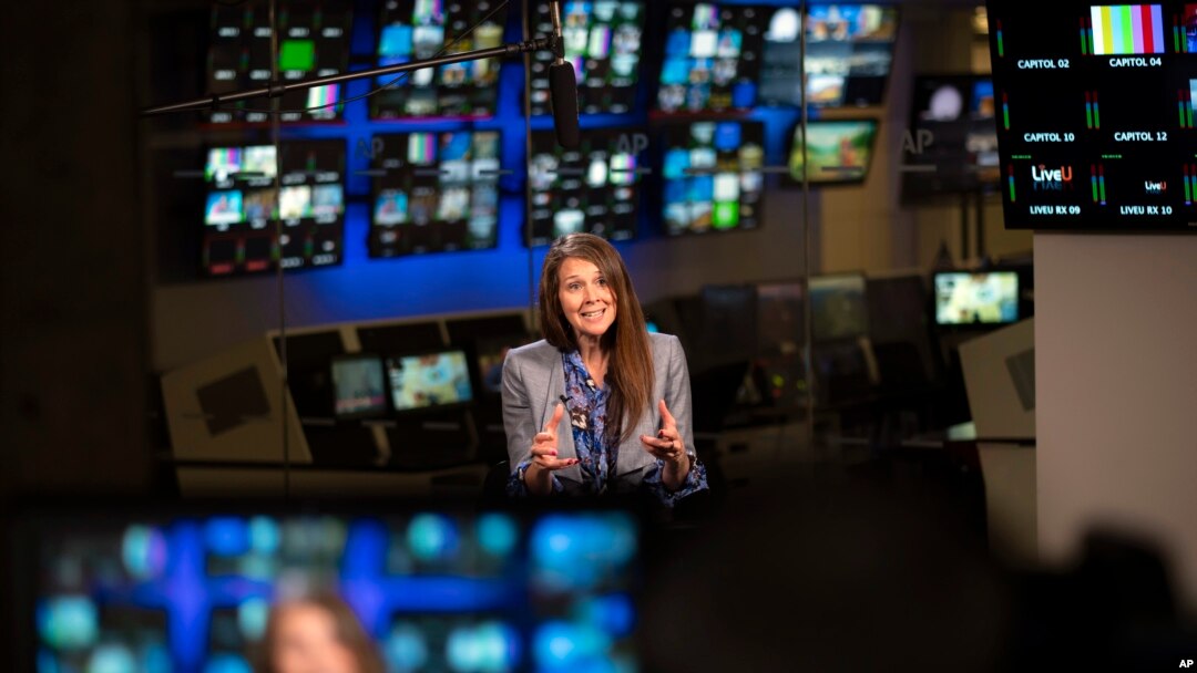 Director of the Cybersecurity and Infrastructure Security Agency Jen Easterly speaks to The Associated Press in Washington, Oct. 2, 2024. 