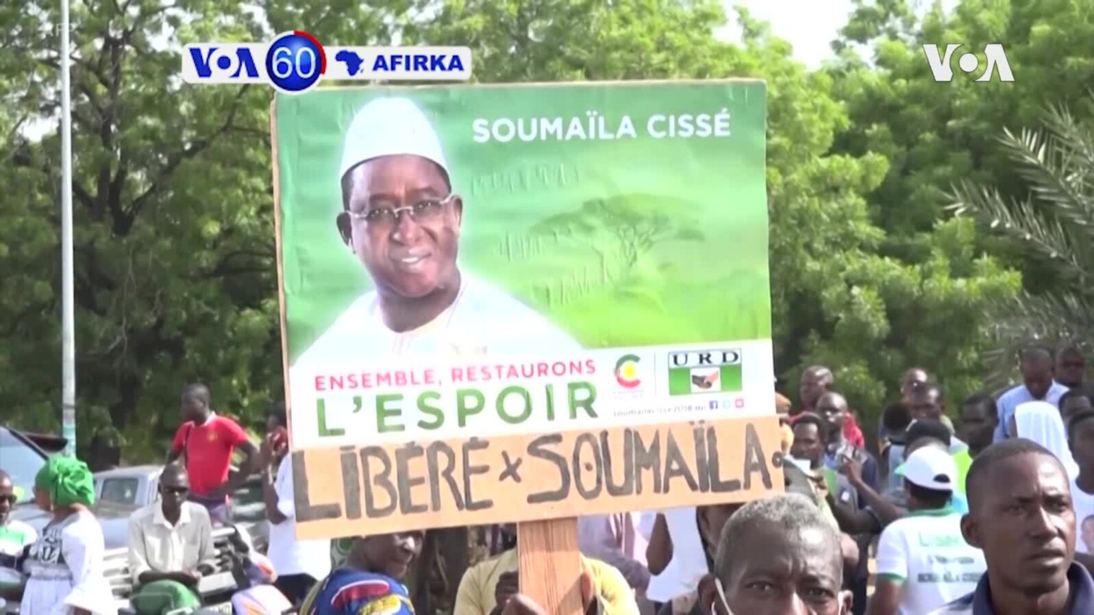 VOA60 AFIRKA: ‘Yan kasar Mali Sunyi Zanga-zanga A Bamako Ranar Alkhamis Domin Neman A Sako Shugaban Jam’iyyar Adawar Kasar Soumaila Cisse