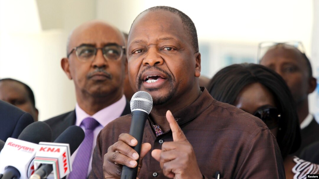Waziri wa Afya wa Kenya, Mutahi Kagwe.