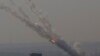 Rockets are launched from Gaza Strip to Israel, Nov. 12, 2019. Israel killed a senior Islamic Jihad commander in Gaza early Tuesday in a resumption of pinpointed targeting that threatens a fierce round of cross-border violence with Palestinian militants.