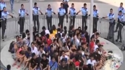 香港警方公民廣場清場行動外界批使用過分武力
