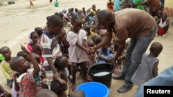 Wasu cikin yaran da Boko Haram ta kashe iyayensu