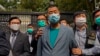 資料照：壹傳媒集團創辦人、蘋果日報老闆黎智英被警察從家中帶走。 （2020年4月18日）