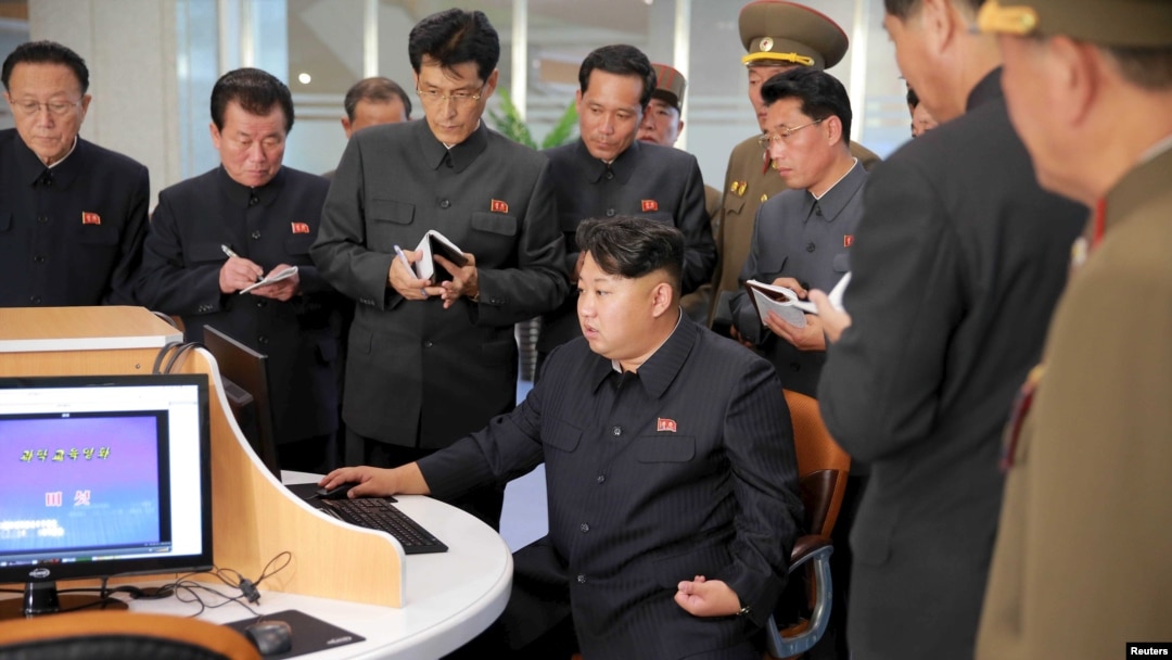 North Korean leader Kim Jong Un at the Sci-Tech Complex, in this undated photo released by North Korea's Korean Central News Agency in Pyongyang, Oct. 28, 2015.
