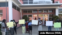Trabalhadores da Função Pública em greve, Benguela, Angola (Foto de Arquivo)