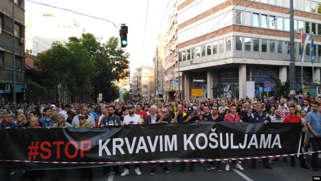 Protest "1 od 5 miliona" u Beogradu, Foto: VOA, (ilustracija, arhiva)