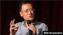 中國清華大學法學教授許章潤 （推特圖片）