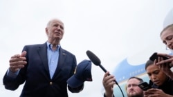 El presidente Joe Biden sobrevoló la zona del desastre luego del paso del huracán Helene por el suroeste del país
