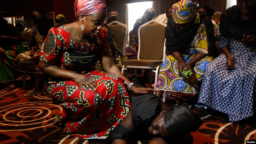 Iyayen 'Yan Makarantar Sakandare ta Chibok Da Aka Sace.