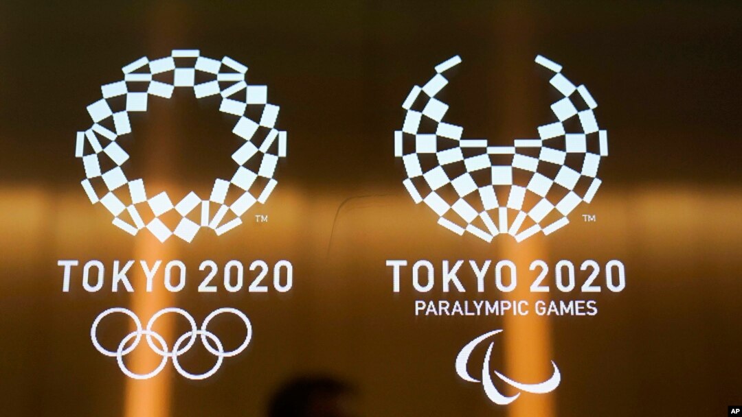 2020 東京夏奧會和殘奧會徽標。 (資料照 美聯社)