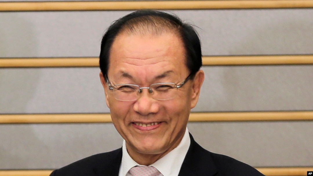 FILE - Deputy Prime Minister Hwang Woo-yea is leading South Korea's delegation to an Asian-African summit set to begin Wednesday in Indonesia.